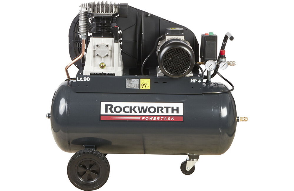 Rockworth Druckluftkompressor, 4 PS 90 Liter