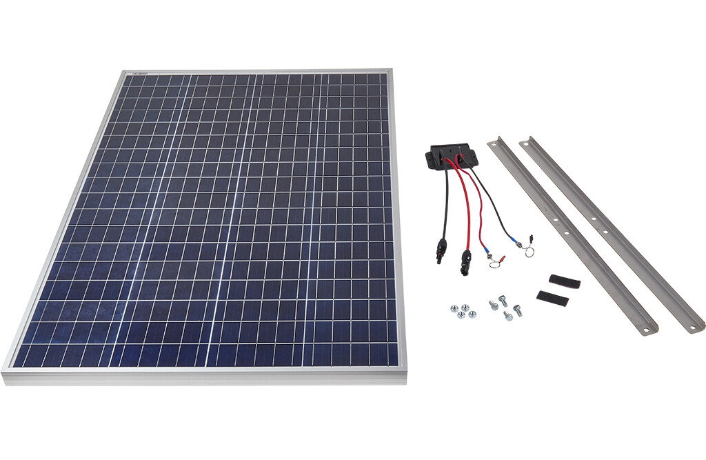 AKO Weidezaun Solarmodul mit Laderegler, 100W