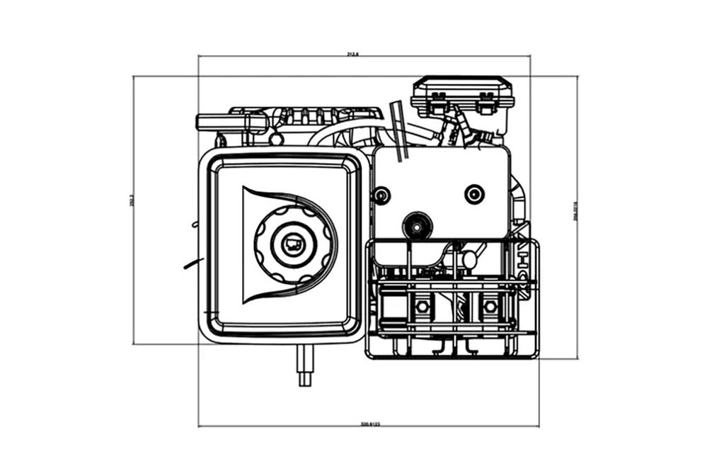 Benzinmotor LC148F 2,5PS 80cm³ | Loncin