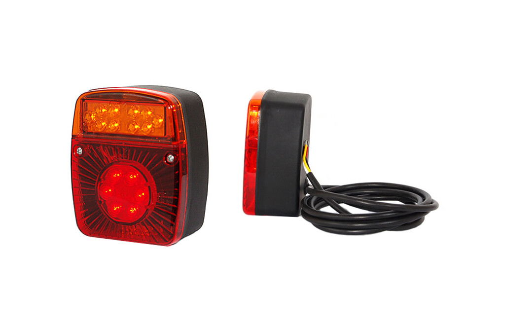 LED-Rücklicht links und rechts, 12V/24V, inkl. 2m Kabel