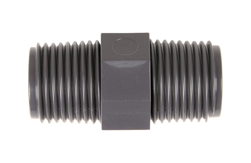 PVC-Doppelnippel, 1“
