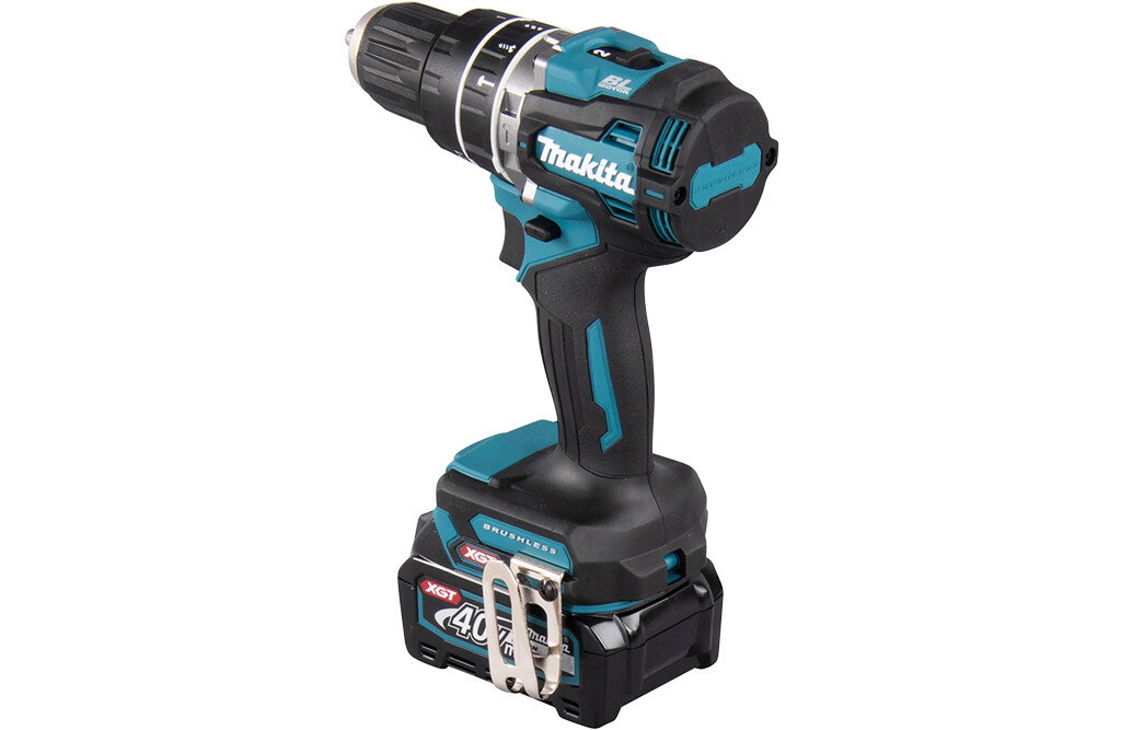 Makita 40V Schlagbohrmaschinen-Kit, inkl. Akkus und Zusatzartikel
