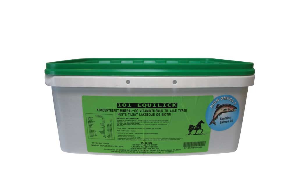Equilick 101 Pferde Snacks 15 kg Vitamin Mineral Futterzusatz