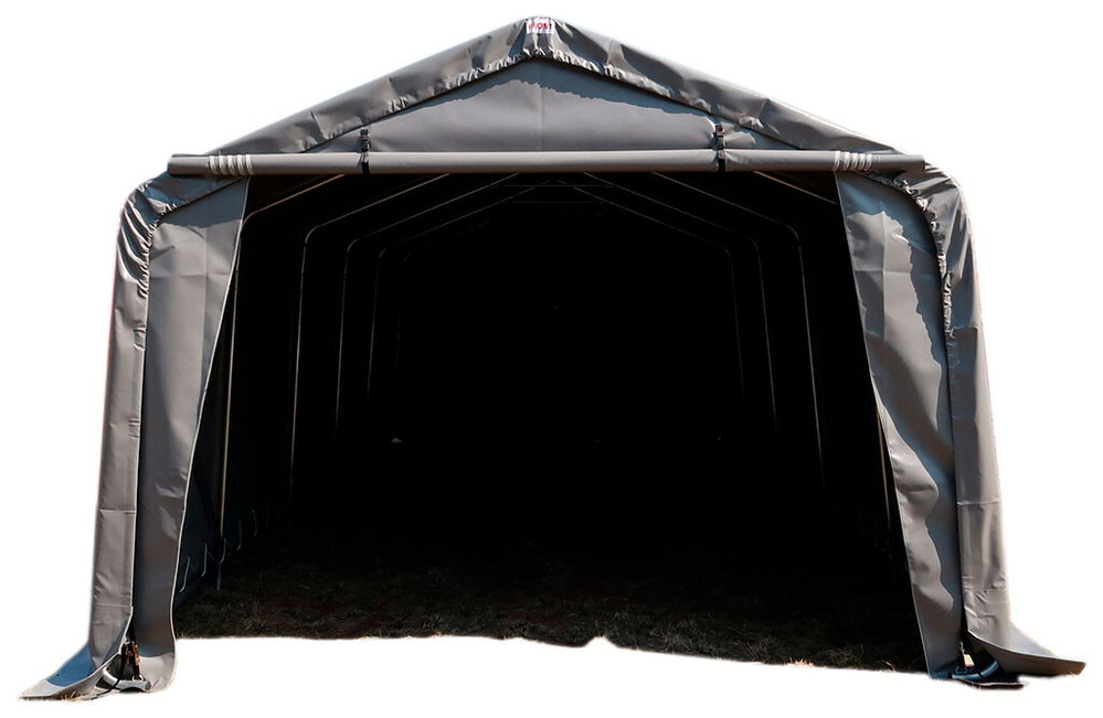 Zeltgarage 8 x 3,66 x 2,72 m, Garagenzelt mit PVC-Plane