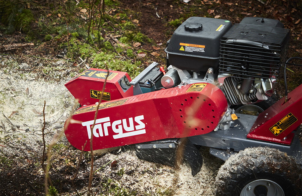 Stubbenfräse 15 PS, Baumstumpffräse Benzinmotor mit Drehkranz | Targus
