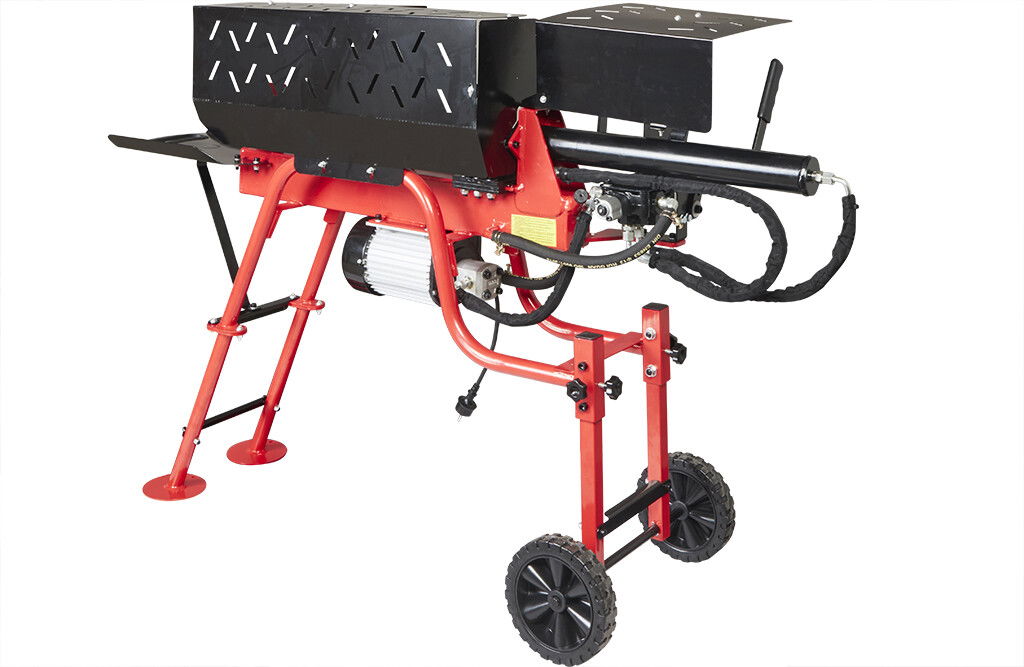 Elektrischer Holzspalter 8 t 230 V, mit Untergestell