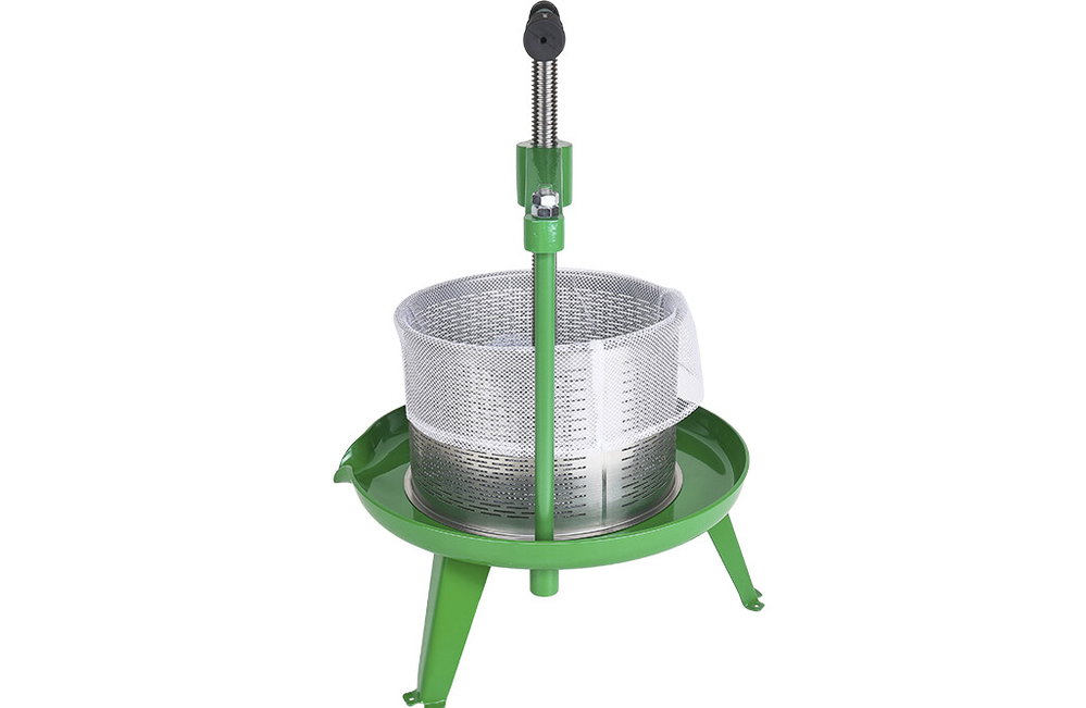 Manuelle Obstpresse 9 Liter mit Edelstahlkorb