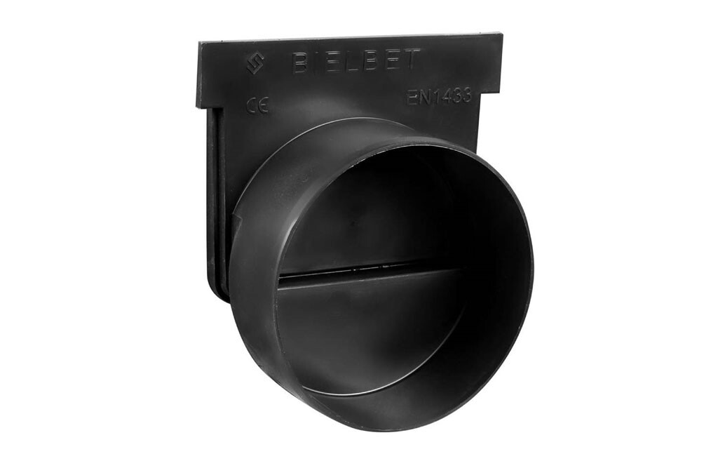 Endkappe mit Auslass