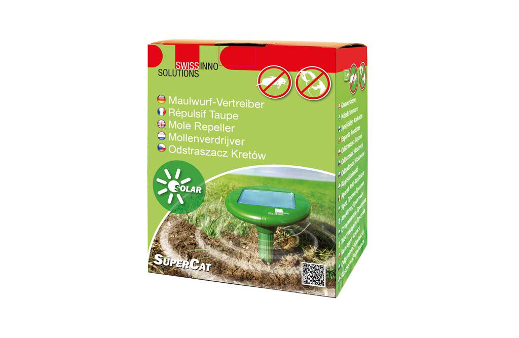 SWISSINNO Solar Maulwurf-Vertreiber SuperCat