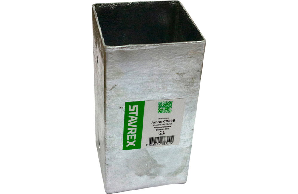 Stavrex Pfostenfuß, 75x75 mm