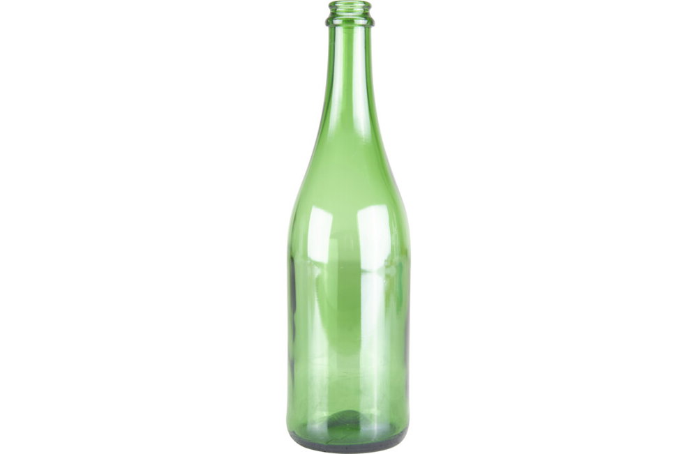 Apfelweinflasche, grün 750 ml, 12 Stück