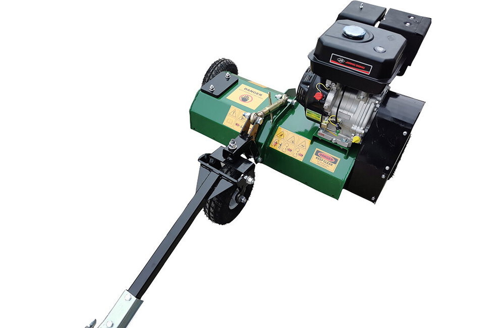 Anhängervertikutierer Benzinmotor 75cm für Rasentraktor, Quad & ATV