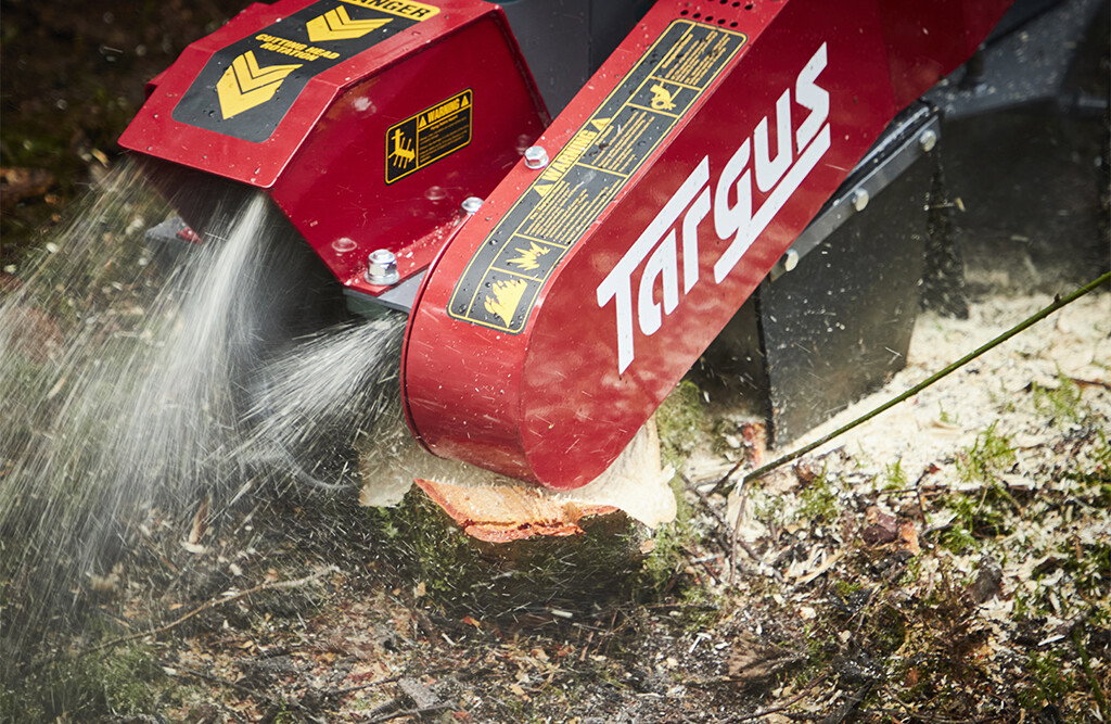 Stubbenfräse 15 PS, Baumstumpffräse Benzinmotor mit Drehkranz | Targus