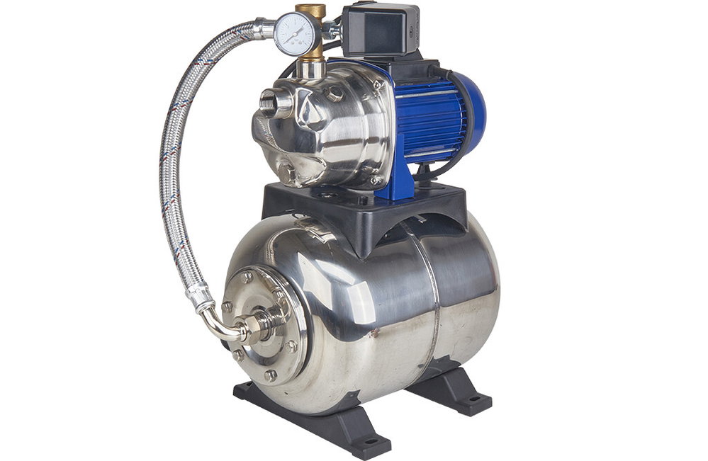 Edelstahl Hauswasserwerk 1200W 230V 50Hz, 3700l/h