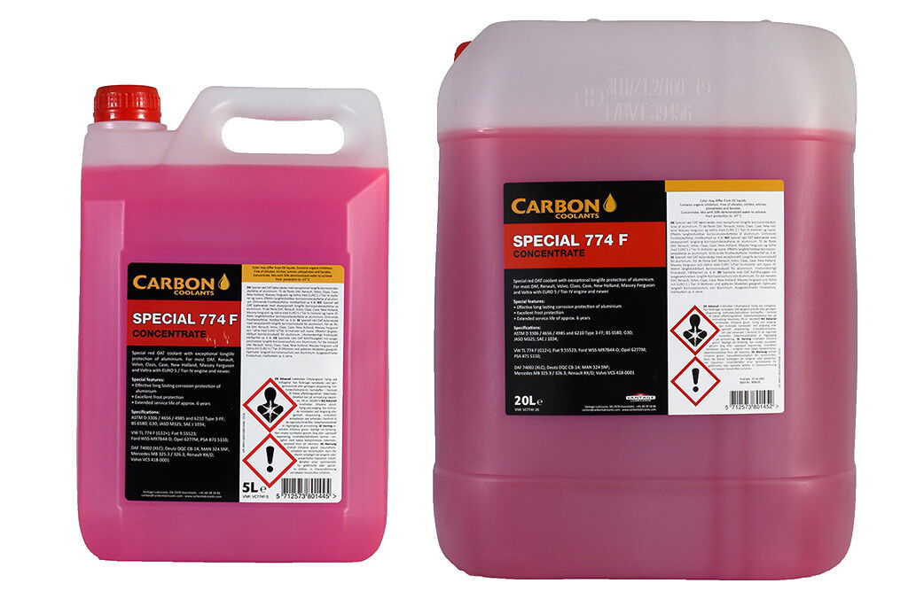 Carbon Kühlflüssigkeit Longlife Special 774 F, versch. Größen