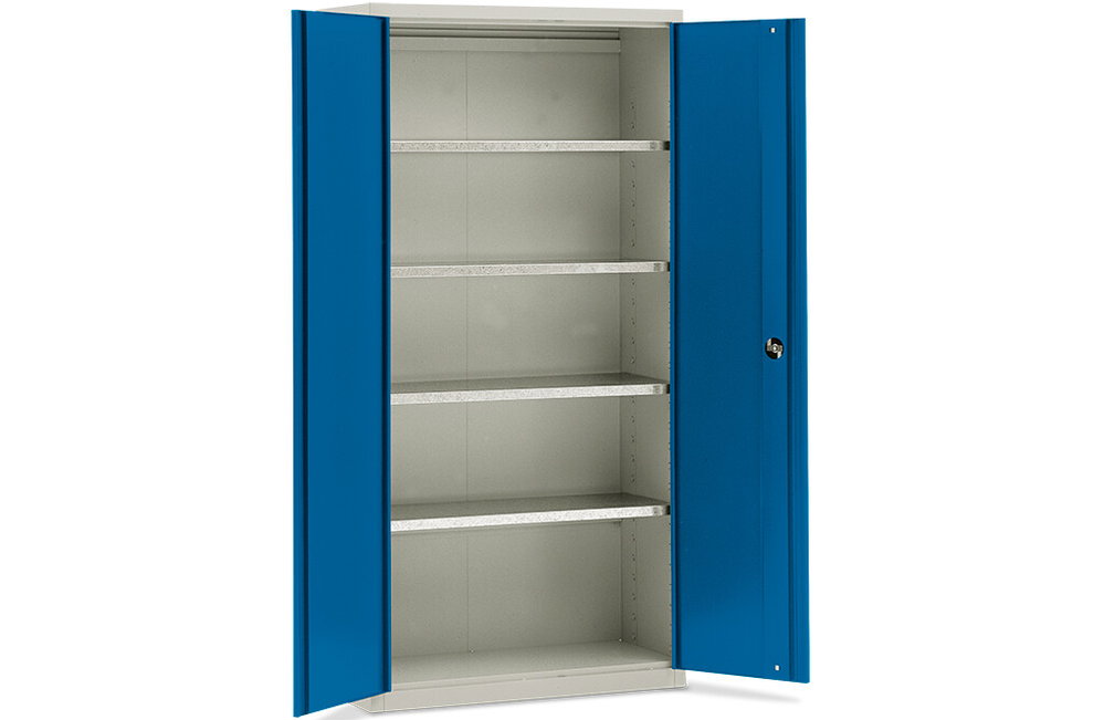 Werkzeugschrank mit verzinkten Fachböden
