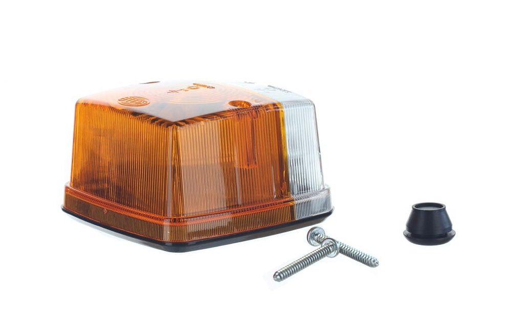 Begrenzungsleuchte orange/weiß, 12V/21W