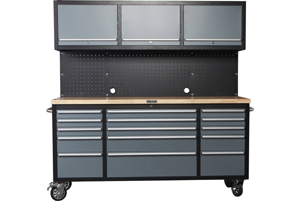 Werkbank 182 cm mit 15 Schubladen | Toolsetter 