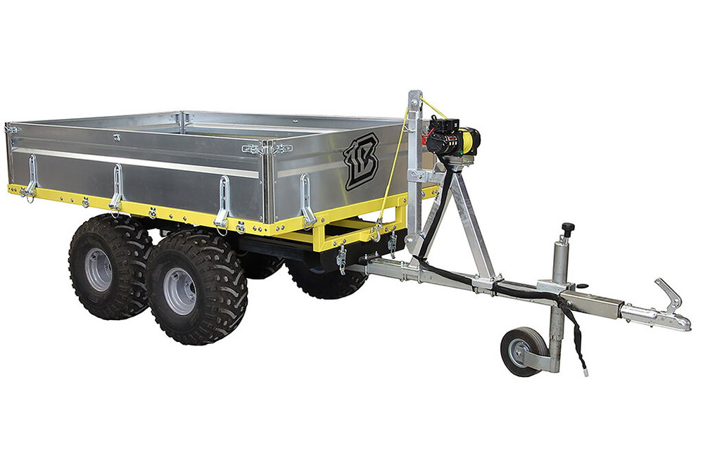 Rückewagen, mit elektrischer Seilwinde und Ladefläche, 1200kg