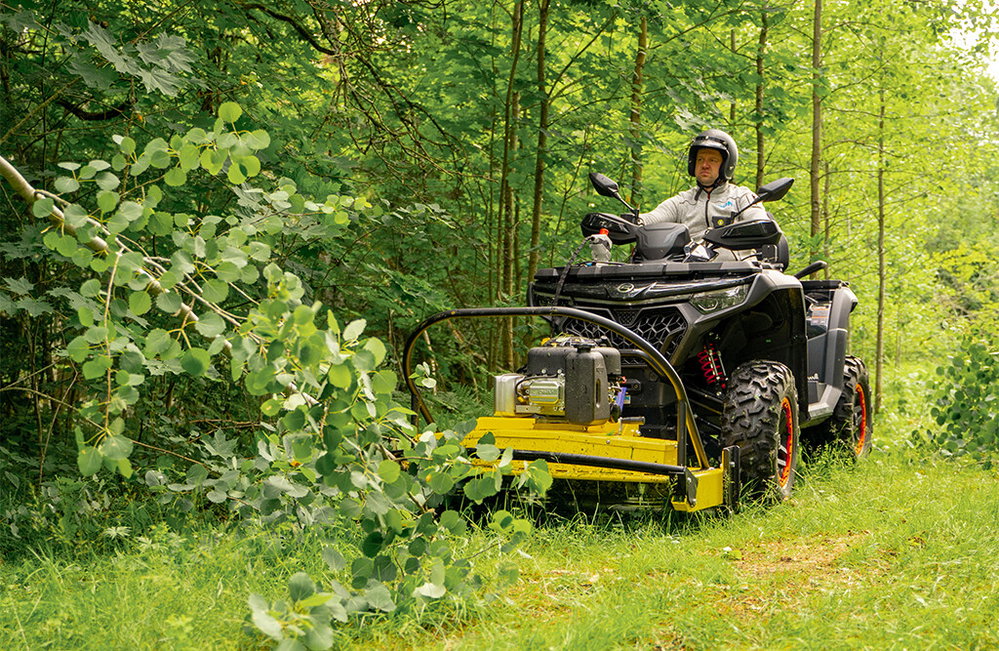 ATV-Frontmäher für Gestrüpp, 120 cm, 10,5 PS | Iron Baltic