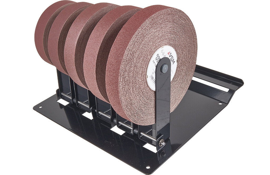 Schleifpapierhalter mit 5x Rollen Schleifpapier