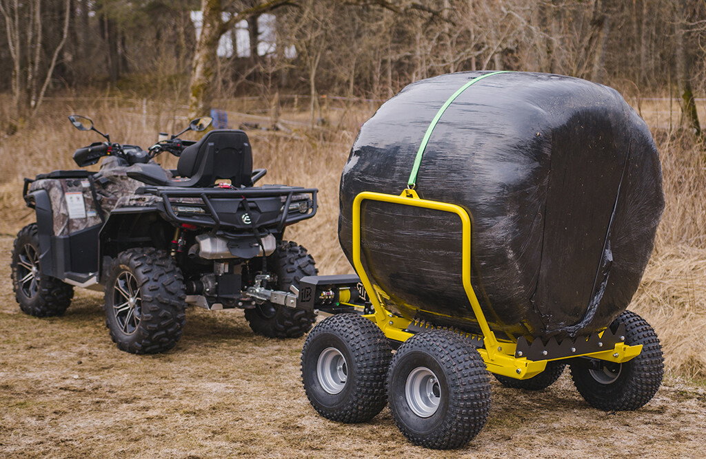 Ballenanhänger mit elektrischer Winde, 1000kg