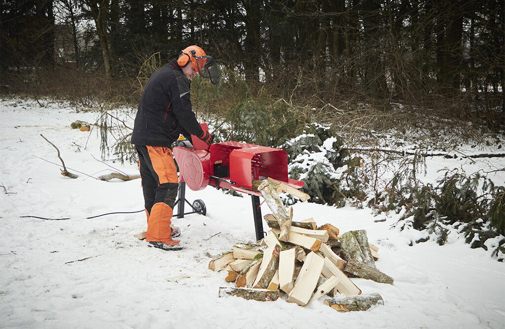 Elektrischer Turbo-Holzspalter 8T 230V mit Untergestell | CORE