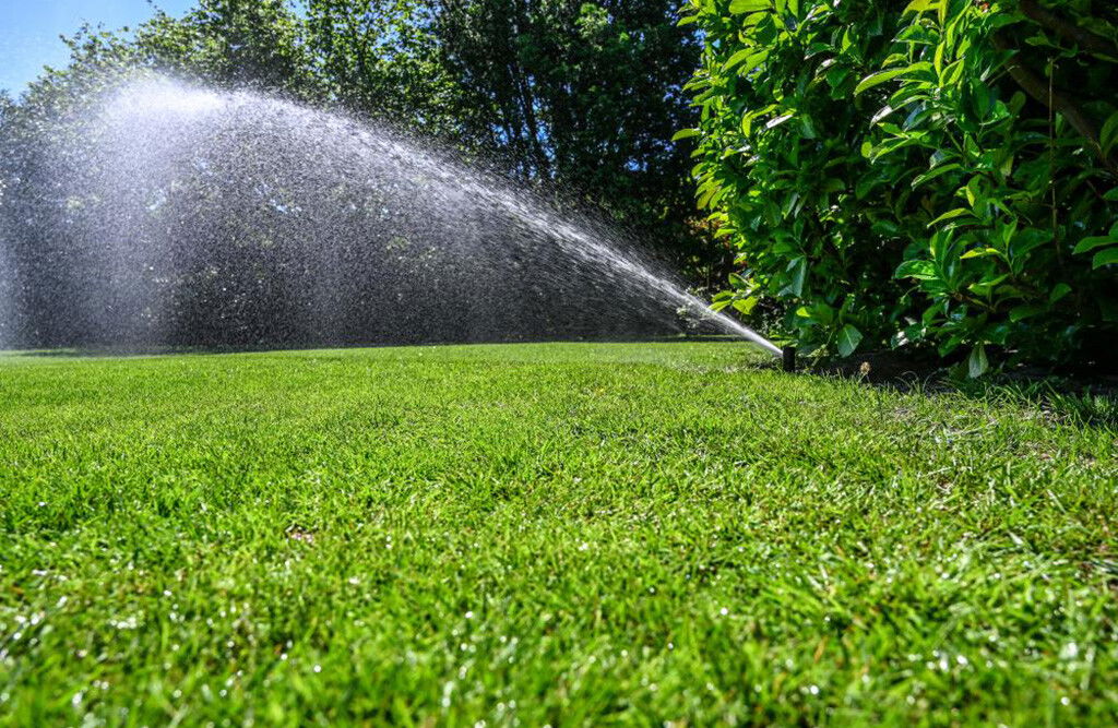 Rainbird Sprinklersystem, Gartenbewässerung für 350m²