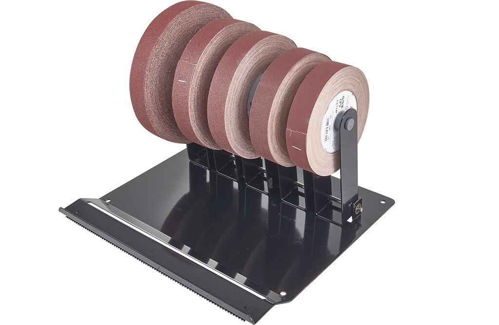 Schleifpapierhalter mit 5x Rollen Schleifpapier
