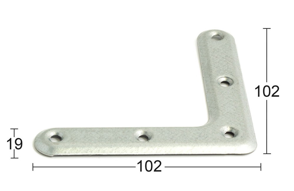 Eckeisen, 102 x 102 mm