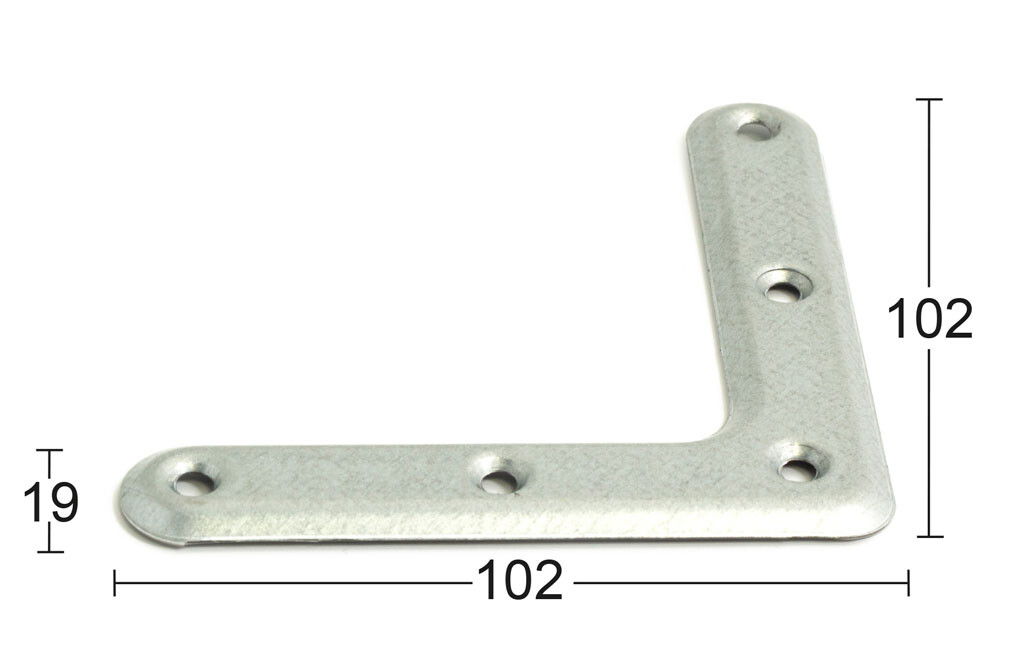 Eckeisen, 102 x 102 mm