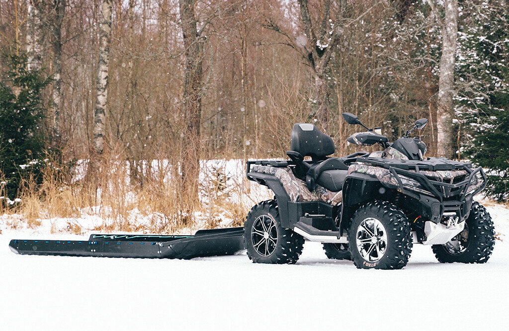 Transportschlitten für Quad & ATV, 290x120x20cm