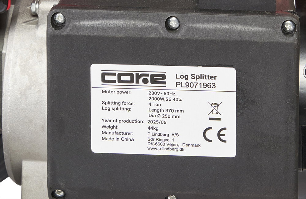 Elektrischer Holzspalter 4T 230V, Brennholzspalter | CORE