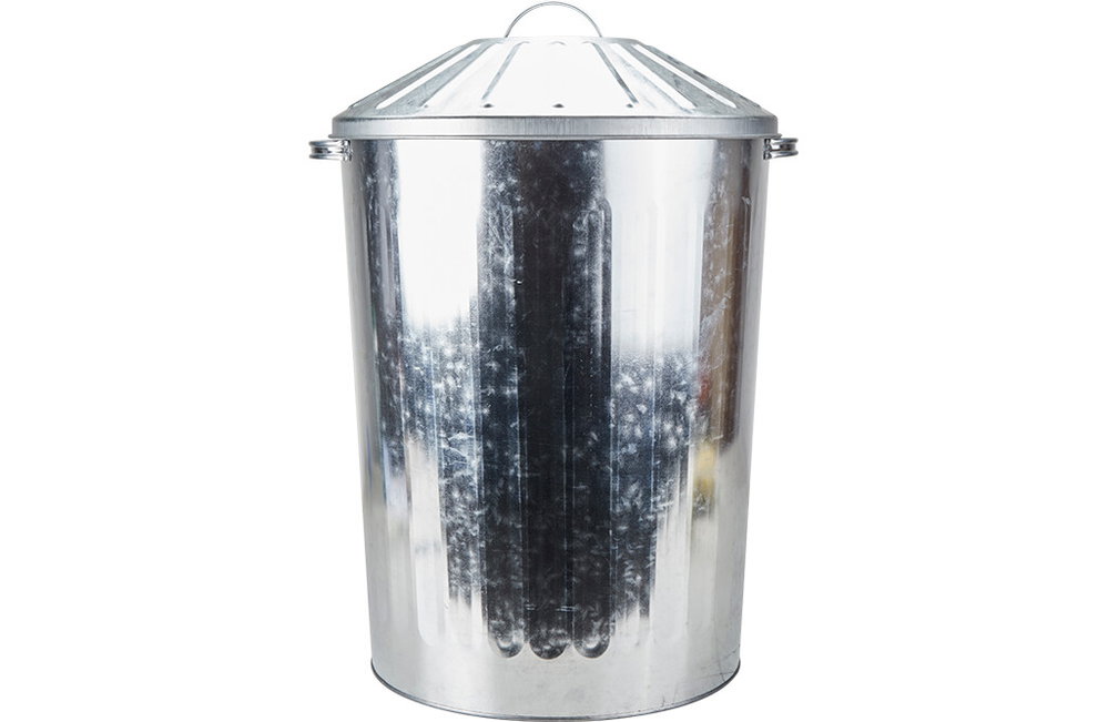 Futterfass mit Deckel, 84 Liter
