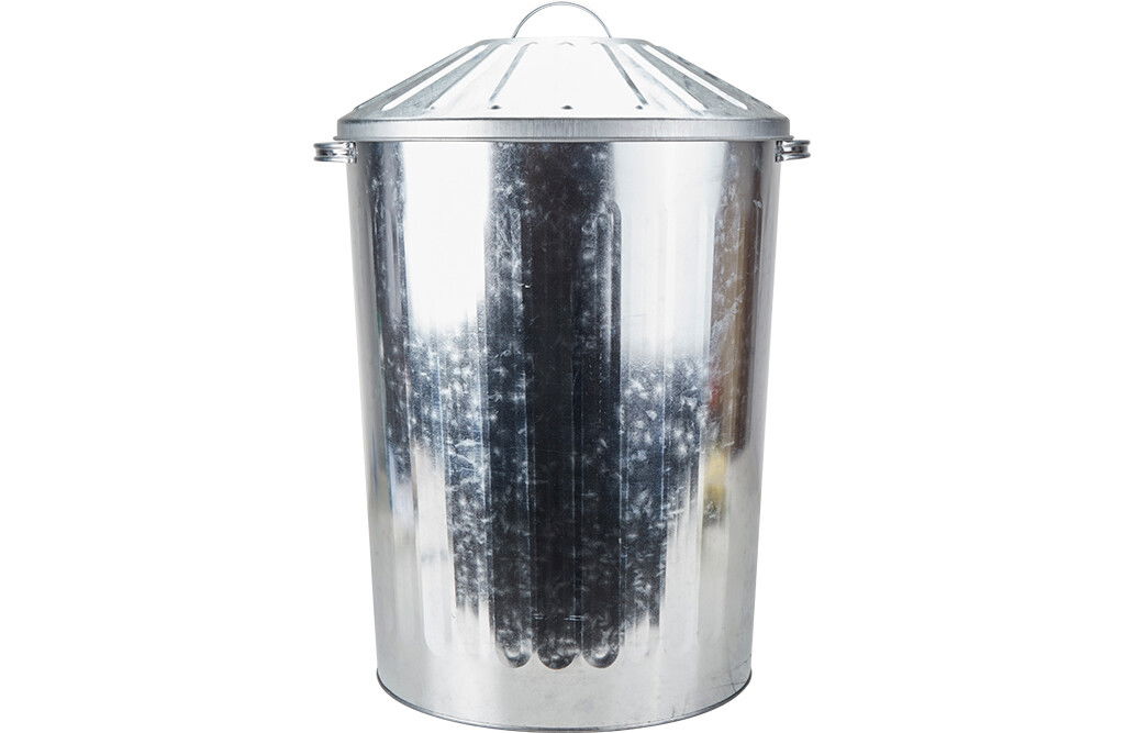 Futterfass mit Deckel, 84 Liter