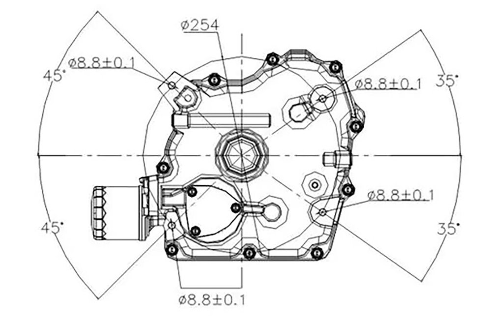 Benzinmotor LC1P96F 20PS 608cm³ | Loncin
