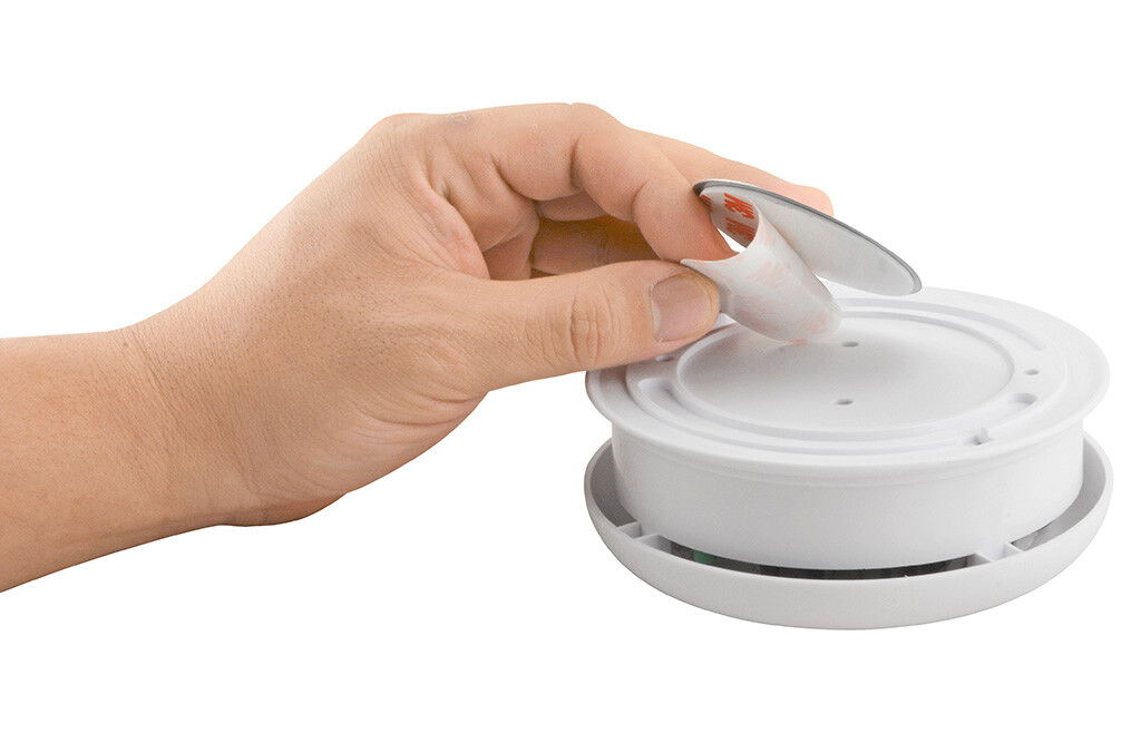 Magnetische Halterung für Rauchmelder