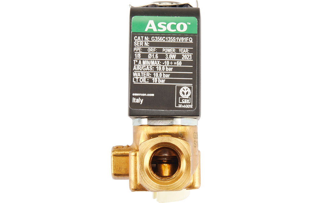 Asco-Magnetventil mit Stecker