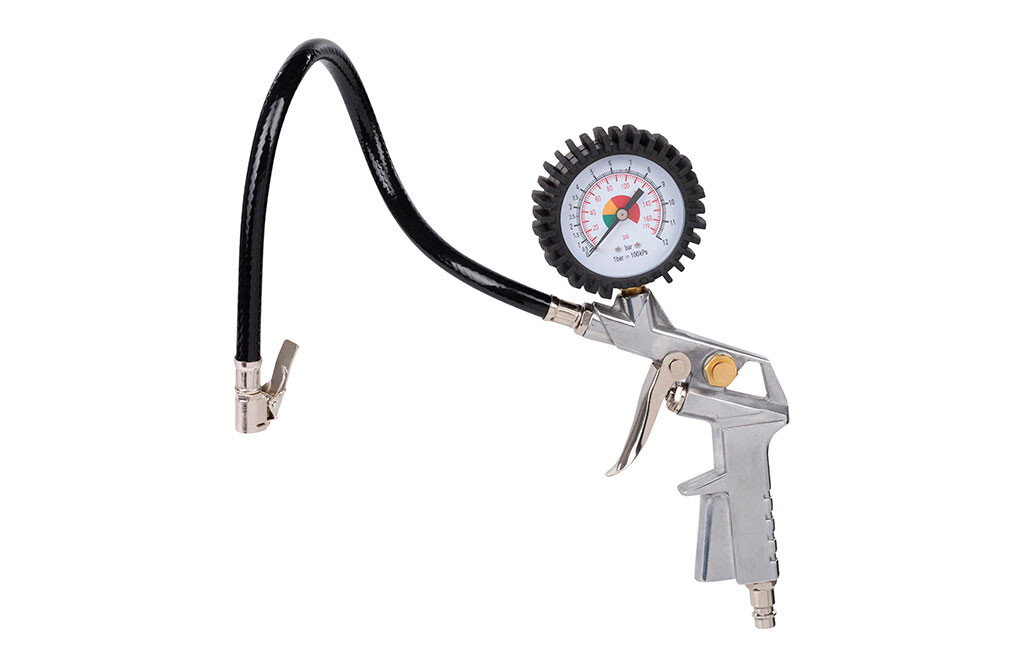 Luftpistole mit Manometer