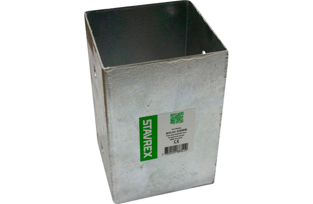 Vikofan Pfostenfuß Verzinkt, 15,2 X 15,2 Cm – 10 Stück, Für Stabile Terrassen & Balkone