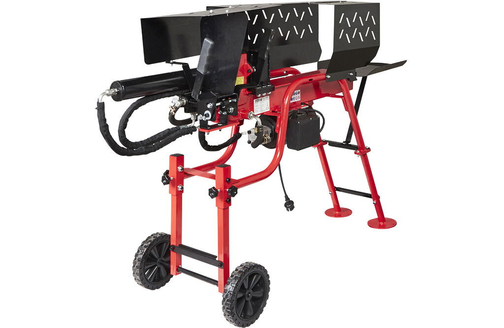 Elektrischer Holzspalter 8 t 230 V, mit Untergestell