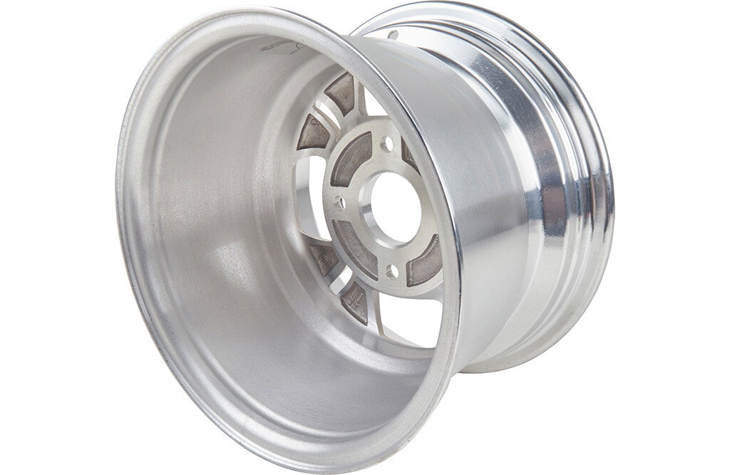 Leichtmetallrad, hinten - silber