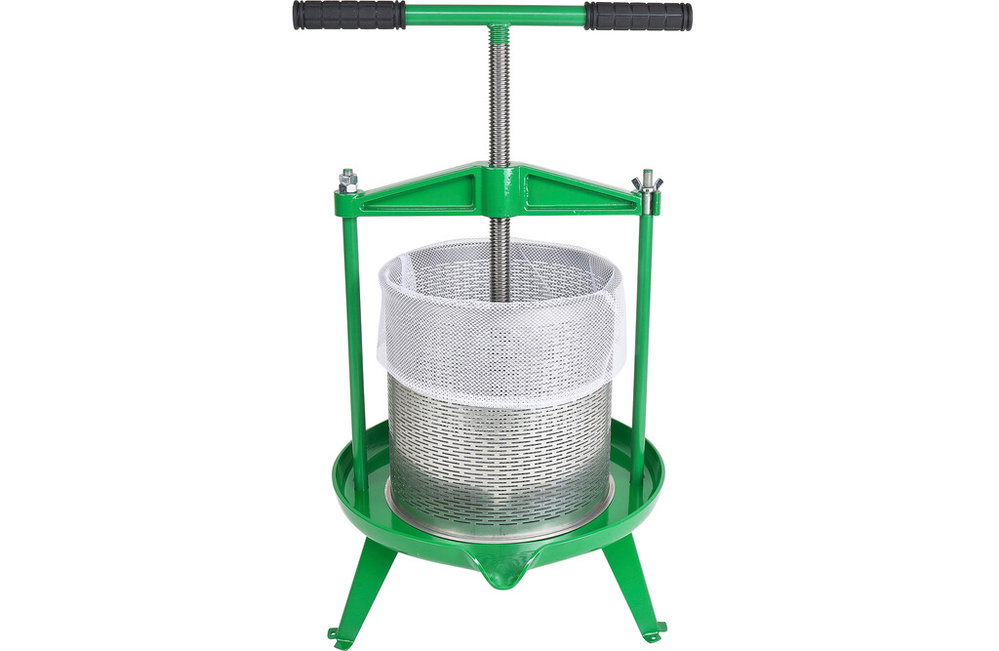 Manuelle Obstpresse 14 Liter mit Edelstahlkorb