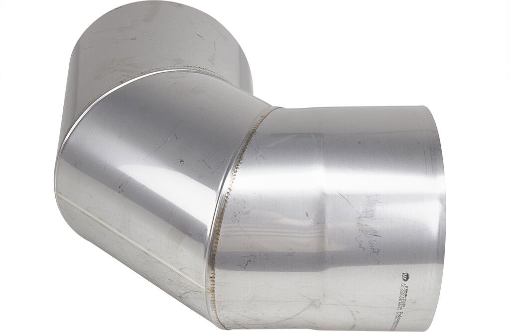 Schornsteinkrümmung, 90 Grad