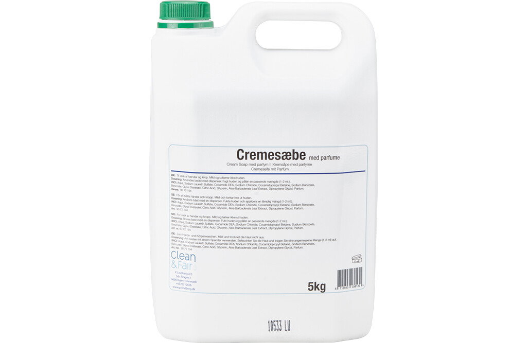 Clean&Fair Cremeseife, 5 Liter
