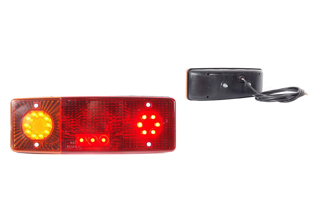 LED-Rückleuchte 12V/24V, Seite wählbar