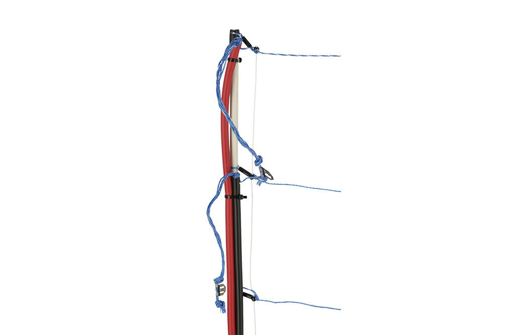 50m Wolfschutzzaun 122cm, 14x Pfähle, elektrifizierbar