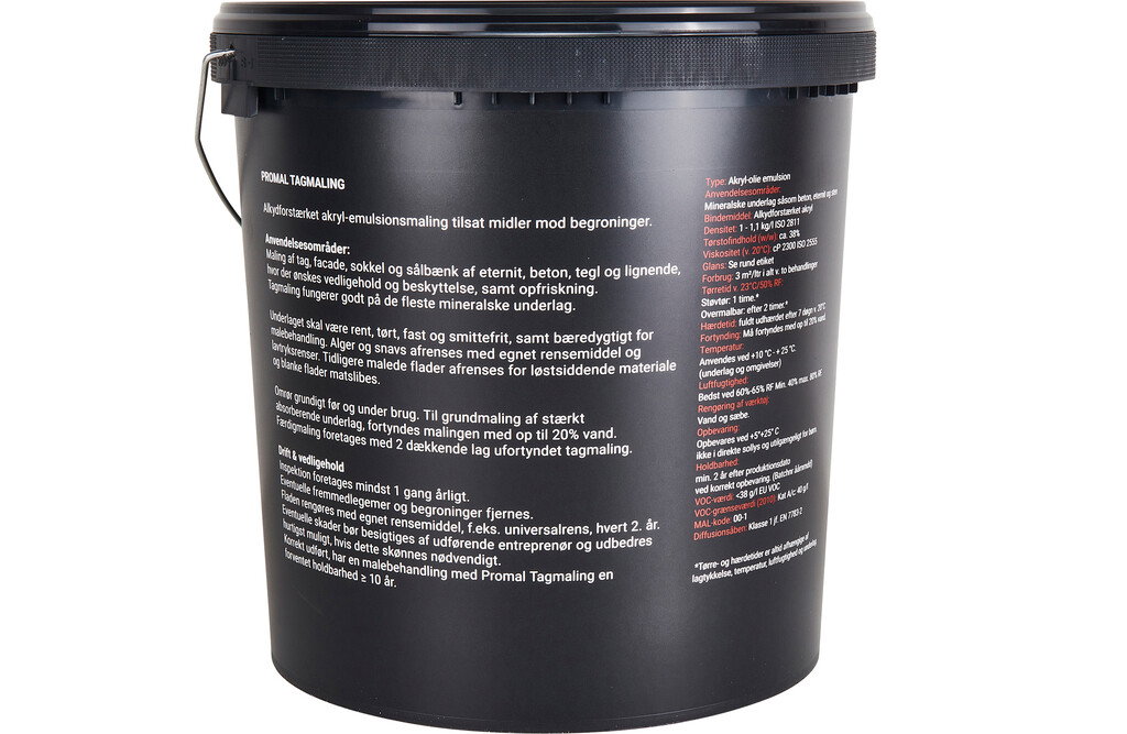 Promal Dachfarbe, 20 Liter ziegelrot