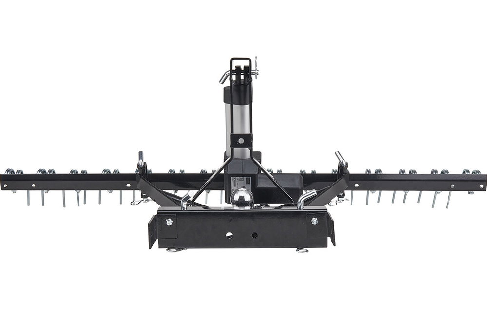 Trolla System Hofrechen 120 cm mit 12V-Elektrohub für Rasentraktor & Quad