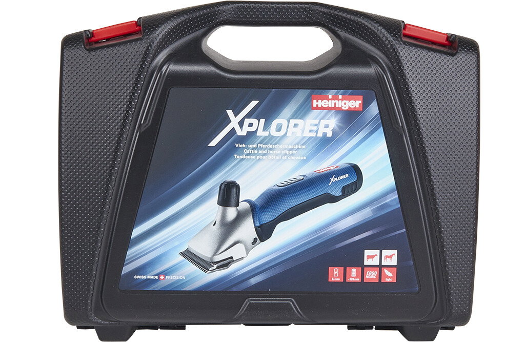 Heininger Akku-Schermaschine Xplorer für Pferde, 10,8V
